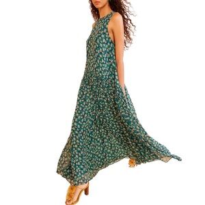 Ulla Johnson Eleni Maxi Dress Floral Clematis
Printed Silk Drop Waist